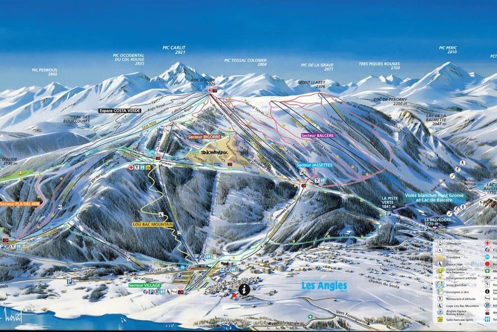 Studio Avec Tres Belle Vue Sur Les Angles Et Proche Des Pistes Екстериор снимка